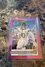 2020 Donruss -Rated Rookie Laviska Shenault #P-318 Optic Preview Pink Prizm (RC)