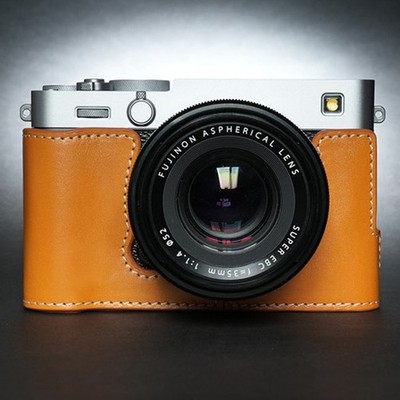 Handmade Leather Camera Case Half Cover Protective Base Bag For Fujifilm X-E5