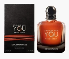 Stronger With You Absolutely by Giorgio Armani men EDP 3.3 oz Fast free shipping