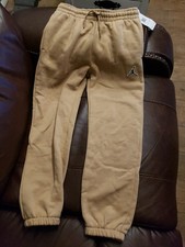Jordan Boys Medium 10-12 years, Tan Joggers Sweatpants Jumpman Logo Youth NWT