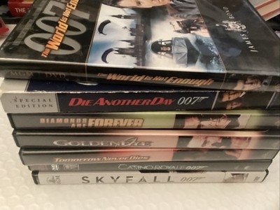 Lot 7 James Bond 007 The World Is Not Enough Die Another Day, Skyfall, Diamonds