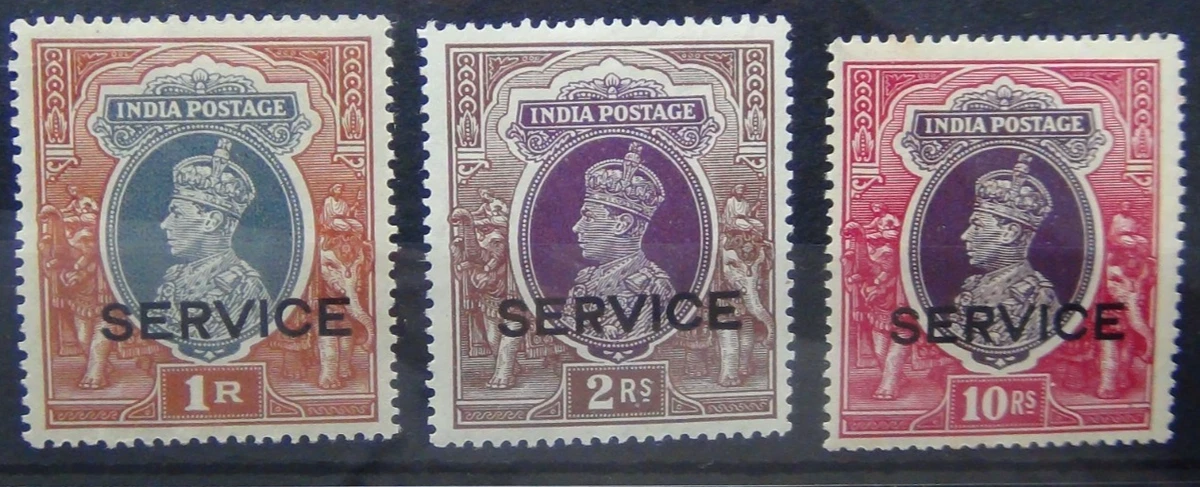Mint Hinged George VI (1936-1952) Indian Stamps (Pre - 1947) for
