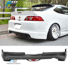 Fit 05-06 Acura Rsx Dc5 Coupe W Led Brake Light Mug Style Rear Bumper Lip