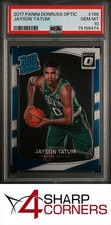 2017 PANINI DONRUSS OPTIC #198 JAYSON TATUM RC RATED ROOKIE PSA 10