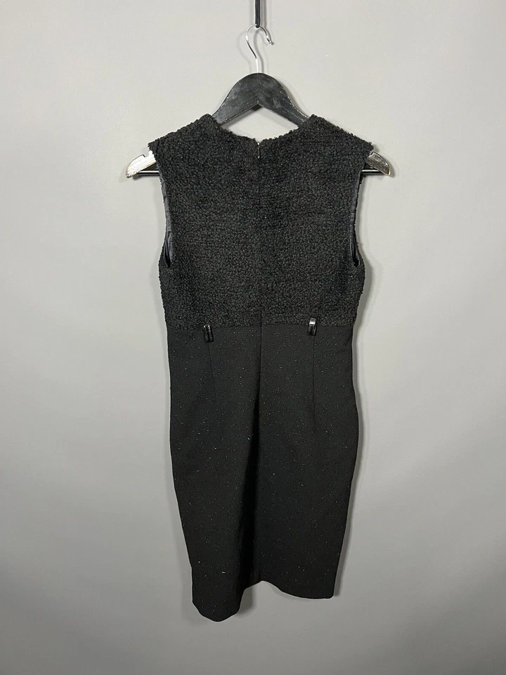 Vestido VERSACE WOOL - Talla UK8 - Negro - Excelente Estado - Para Mujer Foto 3 de 4