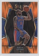 2021-22 Panini Select Premier Level Orange Flash Prizm Isaiah Livers #160 7iu