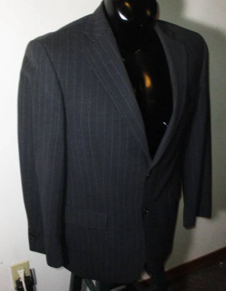 BROOKS BROTHERS Gray Wool 2 Pc Suit Men's Size 40 Short, 34X32 - Image 4 of 4