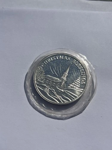 STILL SEALED 2003 1oz .999 Fine Silver Coin CHRISTMAS BLESSINGS