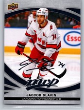 2023-24 Upper Deck MVP #89 Jaccob Slavin Silver Script