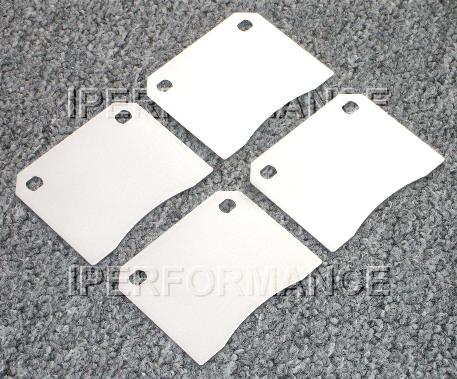 Titanium Brake Pad Shim Heat Shield Set for Maserati Ghibli 1967-1973, Rear