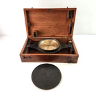 Antique Hearn & Harrison Surveyor's Compass Circumferentor Montreal w/ Box