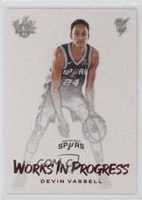 2020-21 Panini Court Kings Works in Progress Ruby 37/149 Devin Vassell #8 1s12