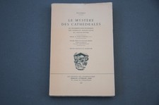 Esotérisme Alchimie Fulcanelli Le Mystère des cathédrales 1957 Tirage numéroté