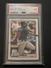 2020 Ronald Acuna Jr. Bowman #27 PSA 9 Mint