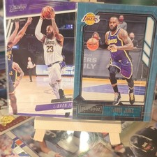 Panini LeBron James Los Angeles Lakers 2020-21 Playbook & Prestige Card Lot 2
