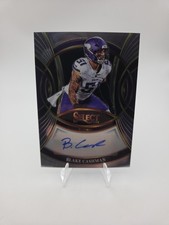 BLAKE CASHMAN 2025 SELECT SIGNATURES SILVER PRIZM VIKINGS AUTO