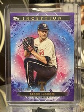 2024 Topps Inception Jacob deGrom #24 Texas Rangers Purple 50/150 Baseball Card
