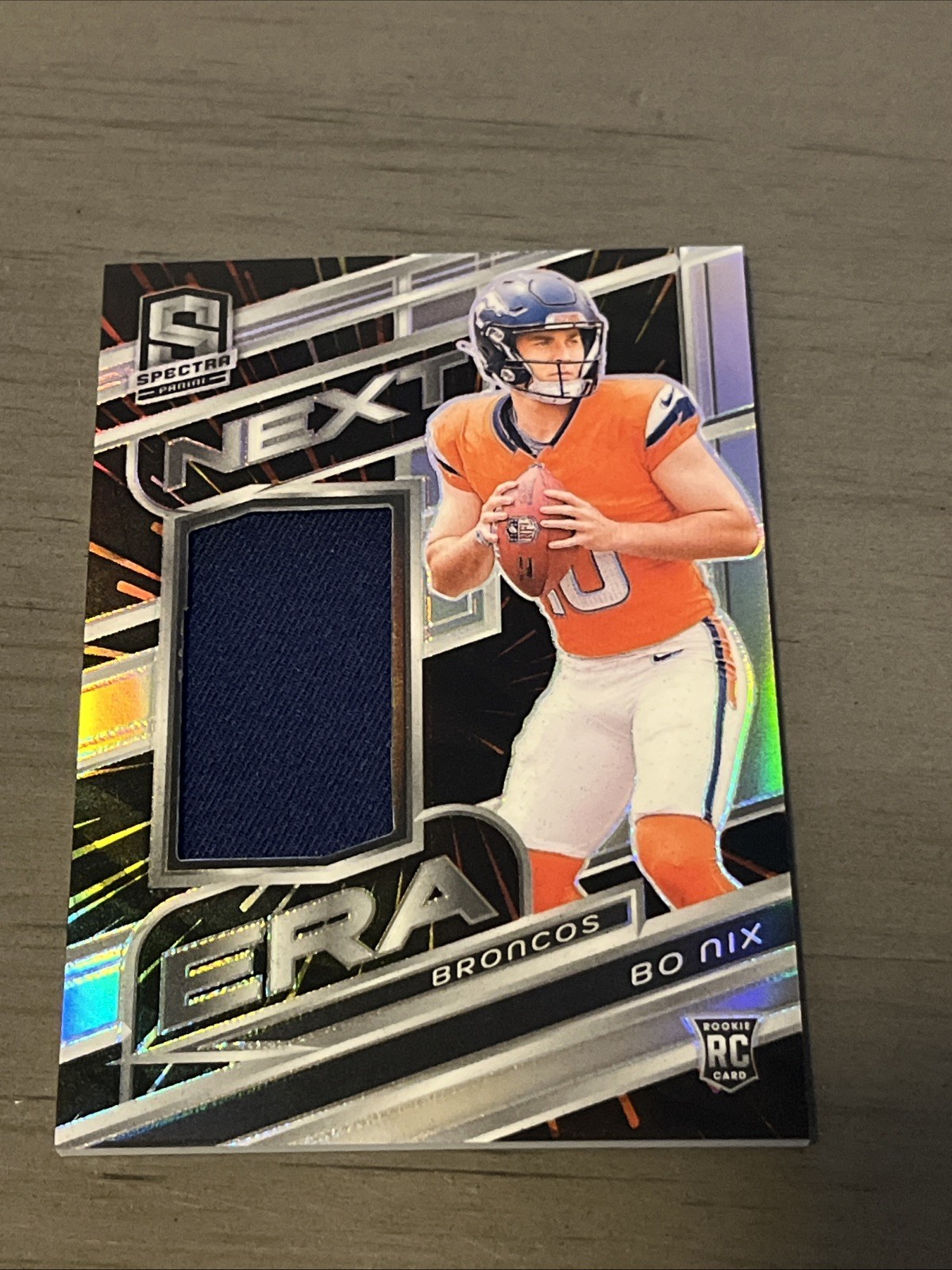 Bo Nix Panini Spectra Next ERA Relics #NEBNX Hyper
