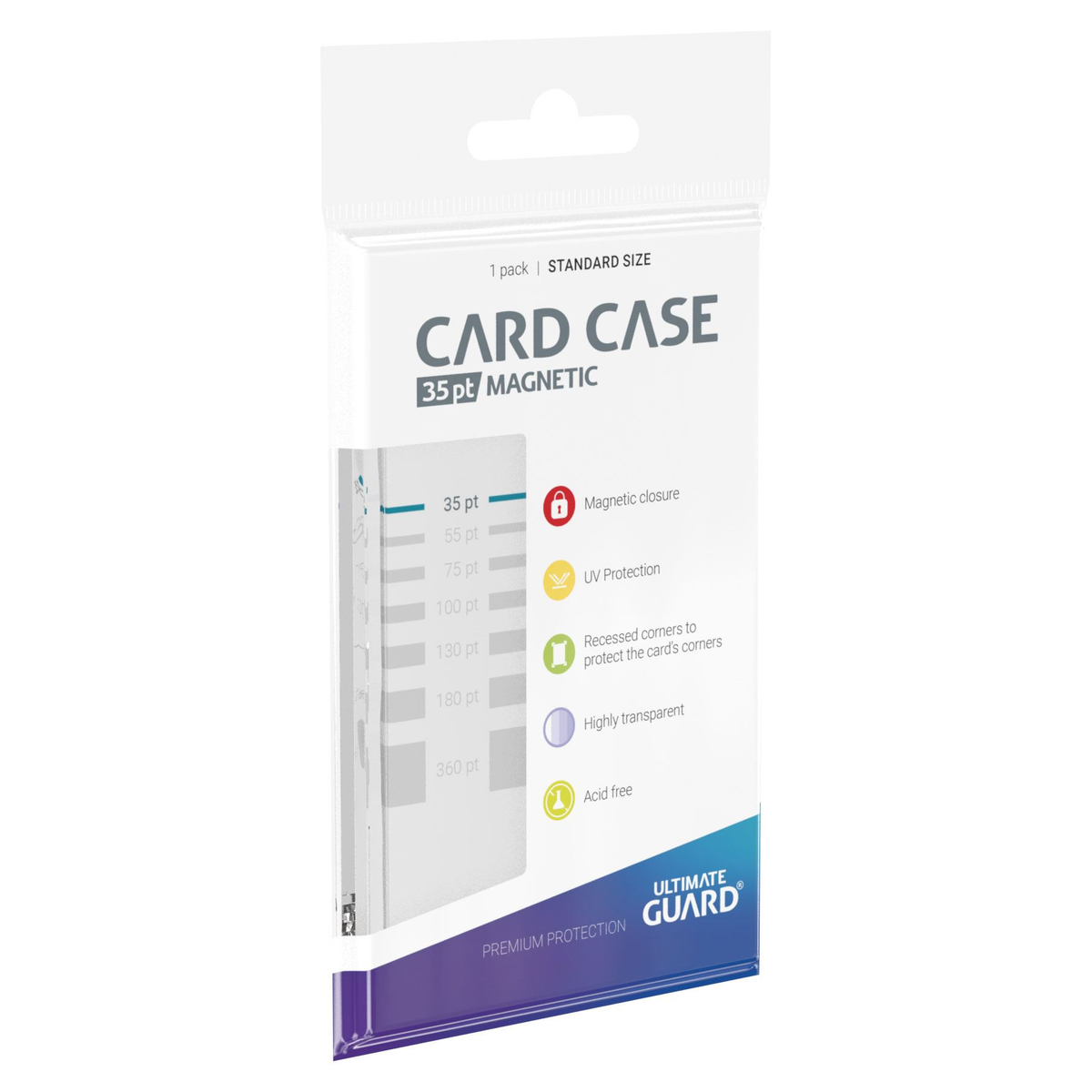 Ultimate Guard Card Case 35pt Magnetic Standard Size Trading Card New