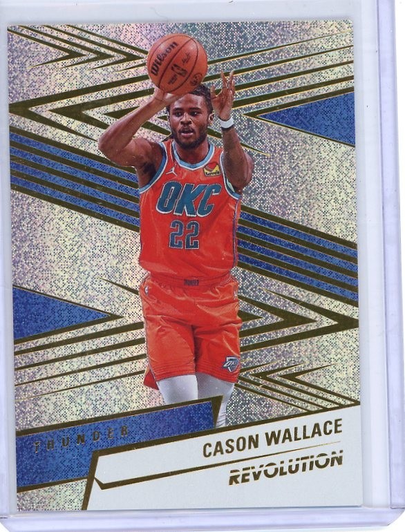 2024-25 Panini Revolution - Cason Wallace #75 Neutron /125 OKC Thunder bk411