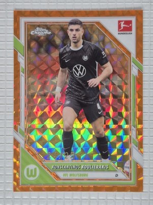 Topps Chrome Bundesliga 2025-2026 - Konstantinos Koulierakis - Orange Wave /25
