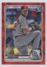 2020 Bowman Chrome Sapphire Edition Red 10/15 Matthew Liberatore #BCP-89 k4s