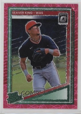 2025 Donruss Optic Rated Prospects Pink Velocity Prizm 31/79 Seaver King 03j5