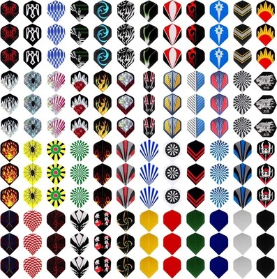 BRAND: MAXMAU MaxMau Dart Flights,144 pcs Standard Shape Professional Flight One Size