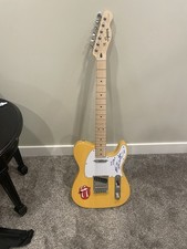 KEITH RICHARDS  SIGNED AUTOGRAPHED TELECASTER GUITAR RARE *IN PERSON* RARE