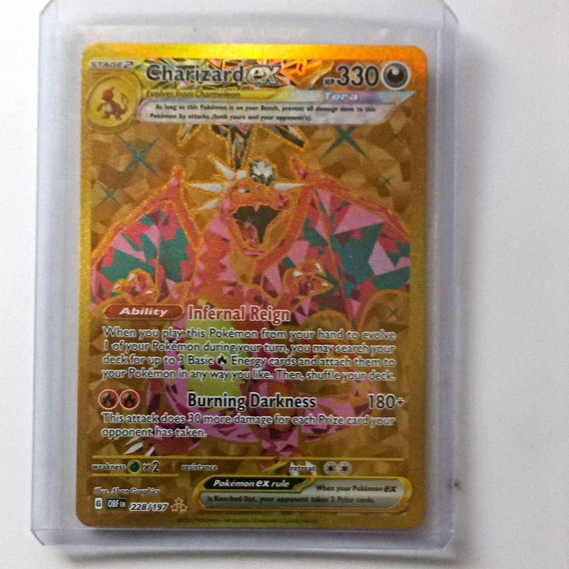 25+ Charizard ex 228/197 SV03: Obsidian Flames for sale | Updated