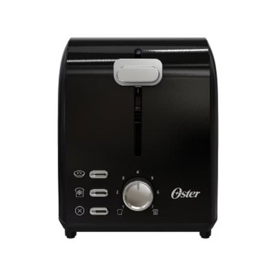 2-Slice Toaster With Extra-Wide Slots Black/Stainless Steel: Bagel Maker, 800W