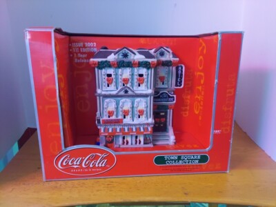 Coca-Cola Town Square Collection MORNINGSIDE HOTEL 2002 Fiber Optic Ceramic