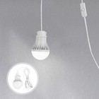  2 Pcs LED Light Bulb USB Camping Rechargeable Lamp Battery Hanging