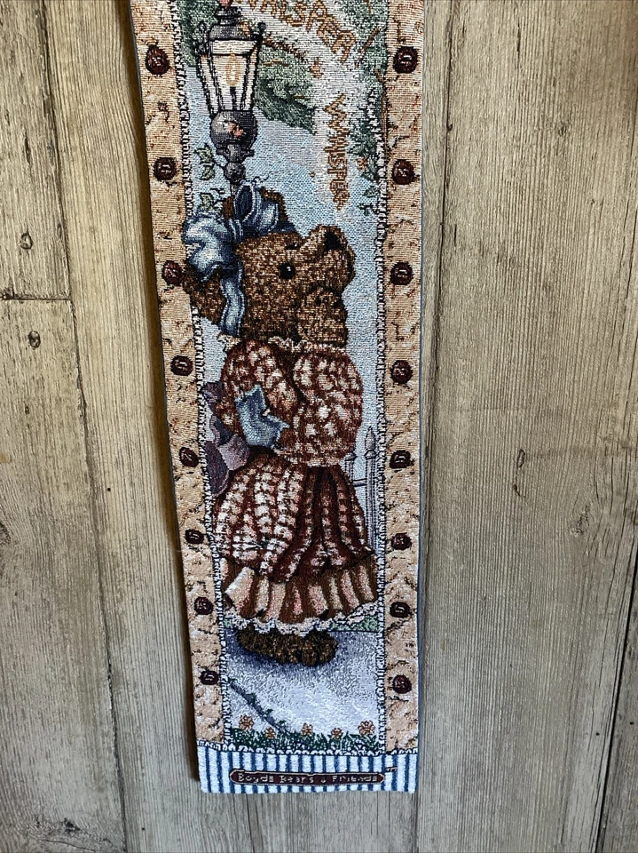 Boyds Girl Bears Just Between Us "EL SECRETO" Tapiz Colgante Decoración 40"x8" Foto 3 de 4