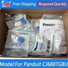 New For Panduit CJ688TGBU Giga TX Cat6 jack blue BOX OF 50