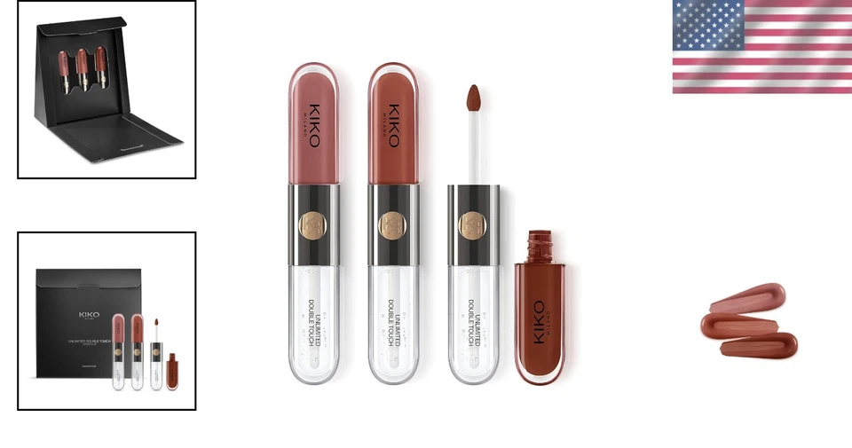 Unlimited Double Touch Lipstick Kit - 3 Shades for Long-Lasting Luxury Lips - Image 2 of 4