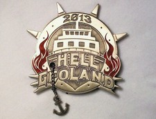 2013 Hell Geoland - Antique Silver Finish - New Unactivated Geocoin