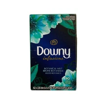 Downy Infusions Fabric Softener Botanical Mist Laundry 90 Sheets New