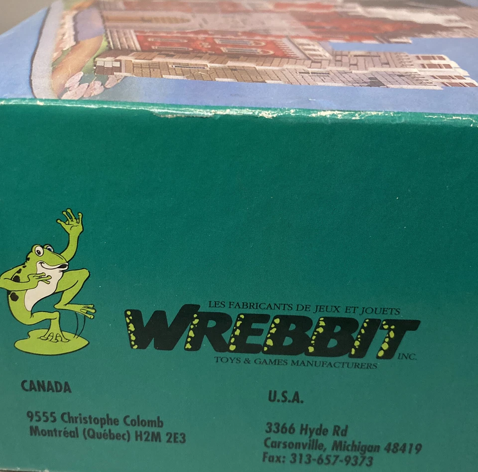 Vintage Puzz-3D Bavarian Castle 917 Pieces 1991 Wrebbit -13x16x22- New Open Box - Image 3 of 4