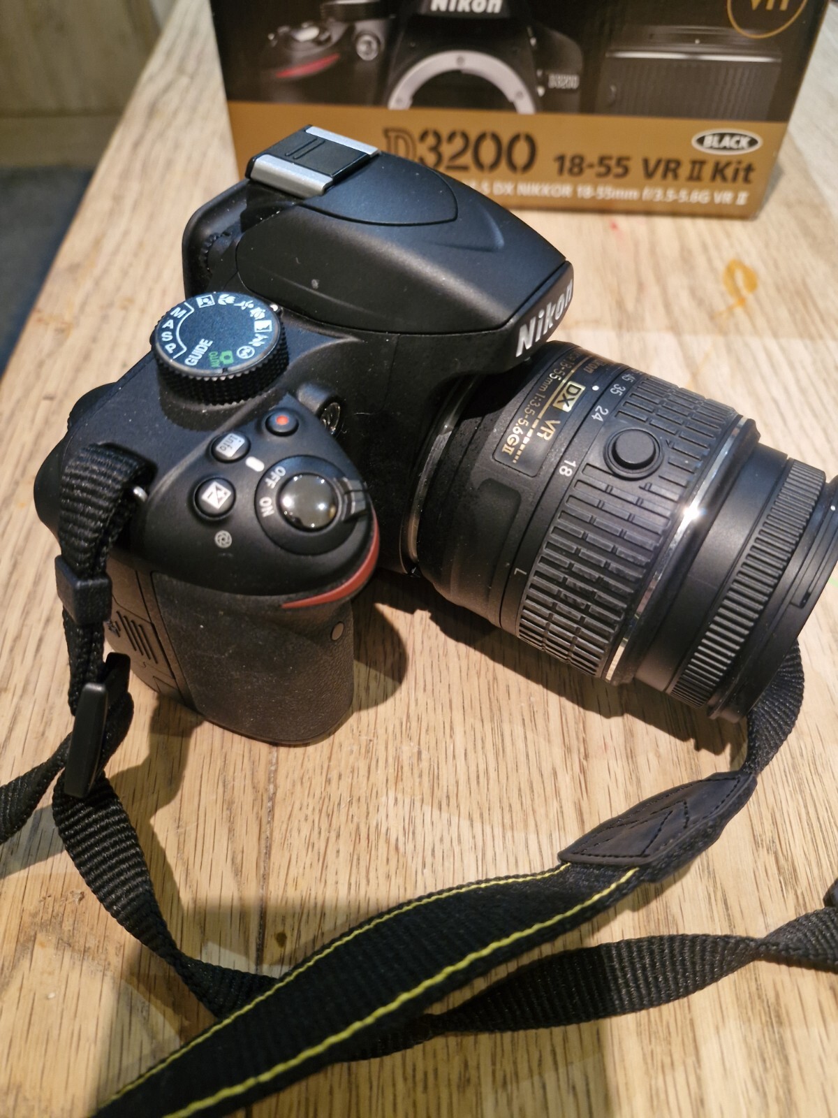 NIKON D3200 Digital SLR Camera Fully Working With AFS DX 1855MM VR