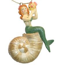 Figurine magique sirène Nautilus COQUILLE poisson papillon poisson-ange ORNEMENT KSA