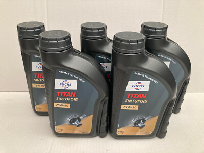 13,18 /l Fuchs Titan Sintopoid SAE 75W-90 5 x 1 Ltr Getriebeöl GL-5 