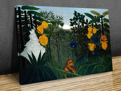 The Repast of the Lion Henri Rousseau framed or print only