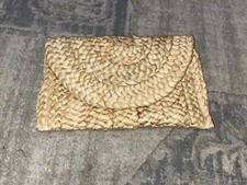 NWOT Straw Clutch Purse Women Envelope Bag Summer Beach Handbag Beach