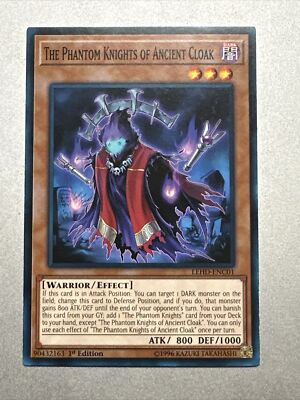 Yugioh 1x The Phantom Knights of Ancient Cloak LEHD-ENC01 Common M/NM English