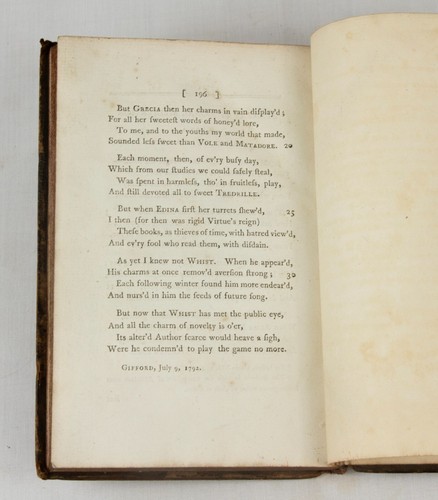 WHIST A poem 1792 poetry Lady Ramsay Elizabeth Bannerman's copy Raeburn sitter - Picture 12 of 13