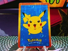 Pokemon Pocket Monsters Vending Prism Holo Vintage Sticker PIKACHU rare