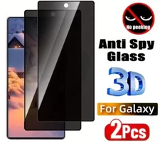 2x For Galaxy S25 Ultra S25 Plus S24 Privacy Anti-Spy Tempered Screen Protector