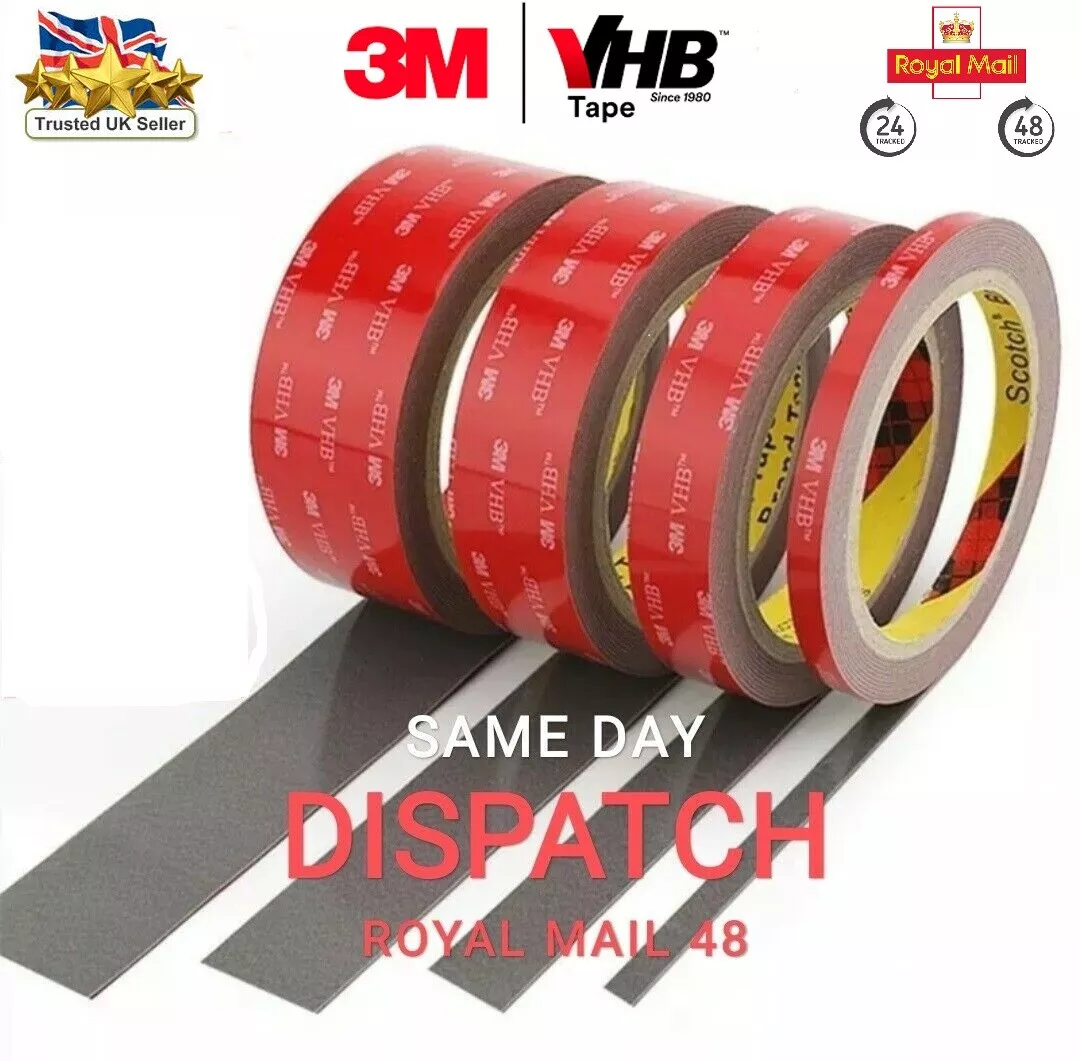 3M™ VHB™ Double Sided Tape Strong Heavy Duty Acrylic Sticky Pads Tape  Adhesive