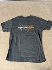 Hawaiian Style Shaka Mens Hang Loose Short Sleeve Crewneck T Shirt Gray Medium